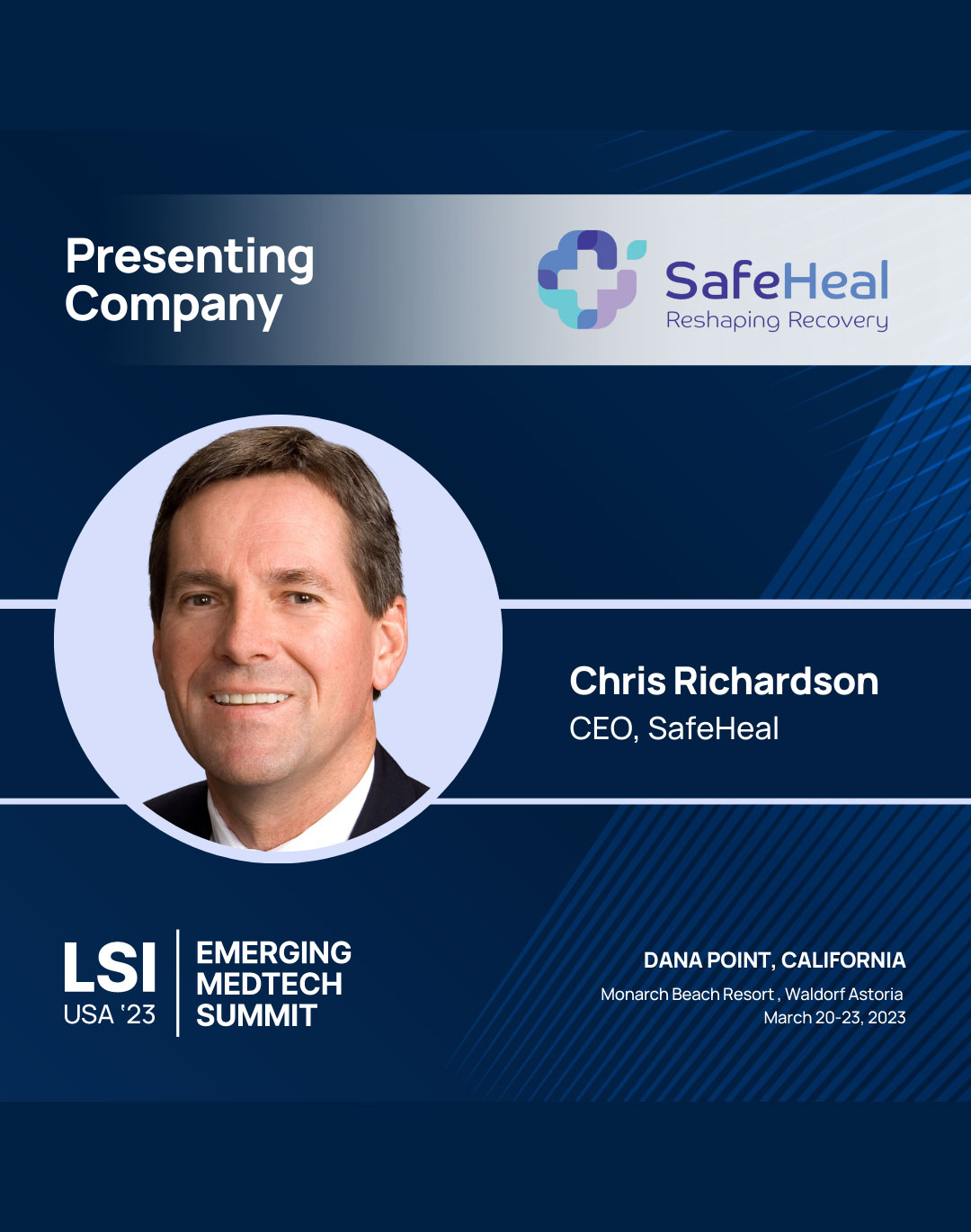 Chief Executive Officer Chris Richardson to Speak at LSI Emerging