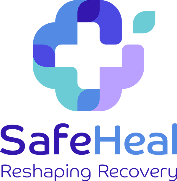 Safe Heal Reshaping Recovery stacked logo