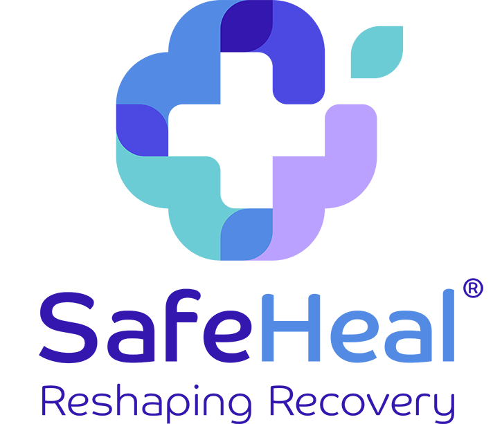 Safe Heal Reshaping Recovery stacked logo